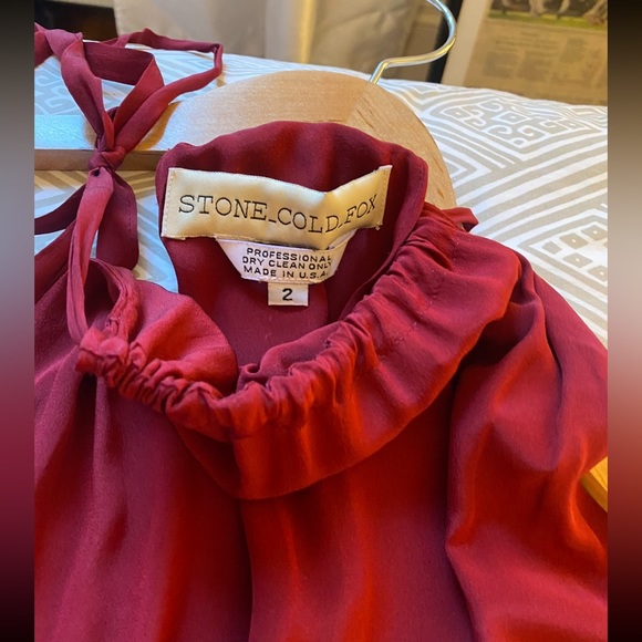 Stone Cold Fox backless Red Onyx Gown - Picture 8 of 8